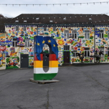 Das große Wandbild im georado