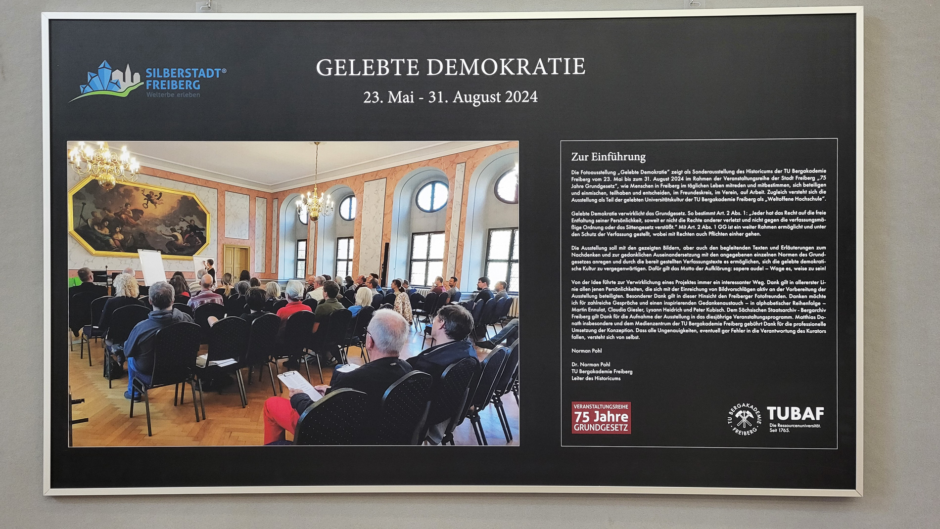 Festveranstaltung zur Eröffnung der Ausstellung